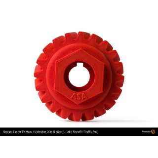 Fillamentum ASA Extrafill Traffic Red - RAL 3020 - 1.75mm - 750g Filament