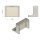 Universal Halterung für Steckdosenleiste - Mehrfachsteckdose Wandhalter Weiß 2