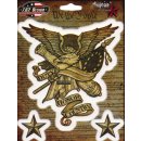 Aufkleber 7.62 Design Duty Honor Country 15,2x20,3cm...