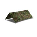 Helikon-Tex SuperTarp Small - Polyester RipStop Tarp / Plane - US Woodland - Outdoor Bushcraft Jagd Survival