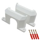 Bracket for Brennenstuhl Eco-Line socket strip - multiple socket wall bracket - white 1