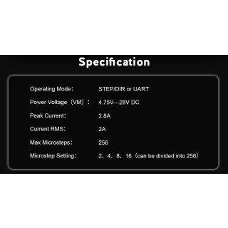 BigTreeTech TMC2209 V1.2 (UART) Stepper Driver